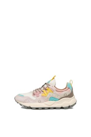 Flower Mountain Layered Design Sneakers with Chunky Sole