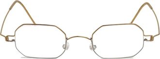 Lindberg Occhiali con montatura geometrica - Oro