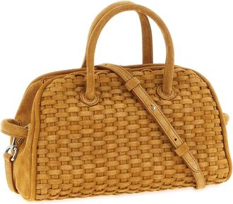 Jacquemus Womens Le Petit Turismo Top Handle Bag Beige Calfskin Leather
