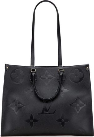 Louis Vuitton Monogram Empreinte Black Noir Leather Shoulder Bag Tote Bag (Pre-Owned)