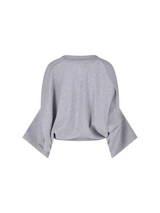 Stella McCartney Womens Sweaters Grey Material 1: Cotton