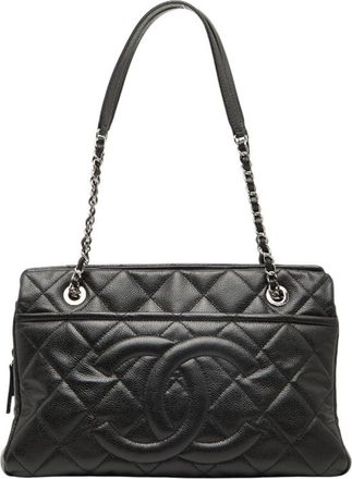 Chanel Matelasse Grained Calfskin Tote Bag (Pre-Owned)