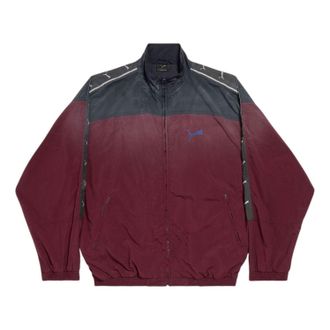 Balenciaga x Puma Tracksuit Jacket Burgundy 850838TTO046164