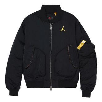 Air Jordan Sports Full-Length Zipper Autumn Jacket Black DN3406-010