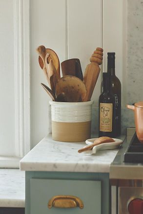 Costa Nova Scotia Stoneware Utensil Holder