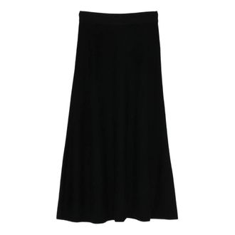 Lisa Yang Midi Skirts, female, Black, Size: XS A-line Midi Skirt