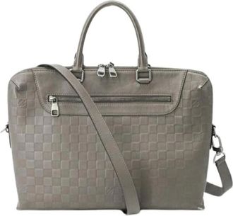 Louis Vuitton Pre-owned Handbags, male, Gray, Size: ONE SIZE Pre-owned Vintage Handbag
