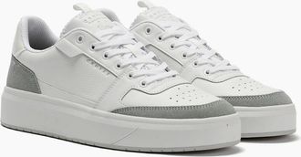 Cruyff Mens Cruyff Endorsed Pro Mens White/Blue Trainers - Size: 10