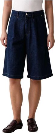 Marc O'Polo Denim Shorts - Dames - Korte broeken - Blauw - Maat: W29 Denim