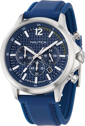 Nautica Mens Nct Blue Ocean Silicone Watch