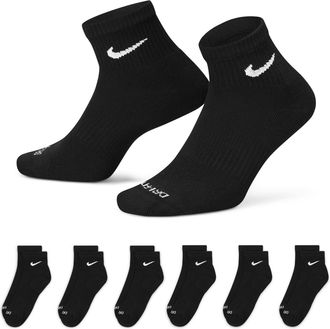 Nike Mens Everyday Plus Cushioned Training Ankle Socks (6 Pairs) in Multicolor | SX6899-941