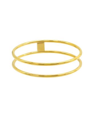 Adornia 14K Plated Bangle Bracelet