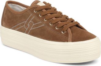 Veronica Beard Truett Platform Sneaker in Chestnut at Nordstrom, Size 8.5