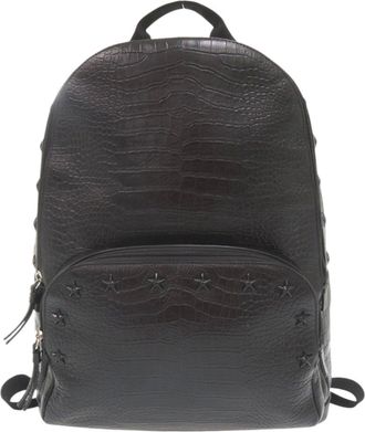 Jimmy Choo London Leather Backpack (Pre-Owned)