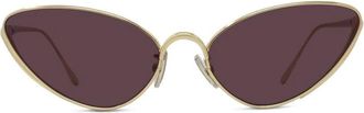 Loewe Signature Zonnebrillen - Dames - Zonnebrillen - Geel - 59 MM - Accessoires