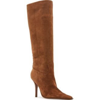 Steve Madden Wescot Knee High Boot in Chestnut Suede at Nordstrom Rack, Size 10