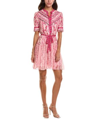 Saloni Saloni Silk Mini Dress