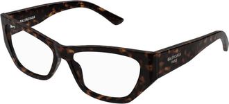 Balenciaga Stijlvolle Bril in Zwart - Dames - Brillen - Bruin - 55 MM - Accessoires
