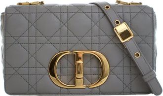 Dior Pre-owned Dior Small Calfskin Cannage Caro Crossbody 62-MA-0231