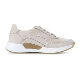 Gabor Schoenen, Dames, Beige, 37 1/2 EU, Rollende Sneaker - Beige
