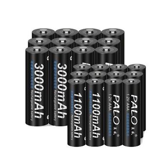 OEM Bater&iacute;a Recargable De Alta Capacidad Y Baja Autodescarga, 1,2 V-b, Compatible Con 12 Pilas Aa Y Aaa