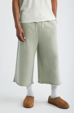 Elwood Cut Off Sweatpants in Sage at Nordstrom, Size Xx-Large