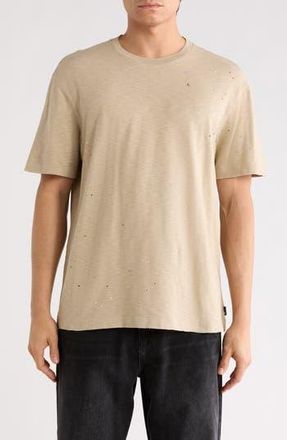 AG - Adriano Goldschmied Wesley Crewneck T-Shirt in Stone Dot Natural Multi at Nordstrom Rack, Size Xx-Large