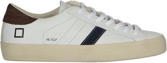 D.A.T.E. Hill Low Calf White/Brown Sneakers