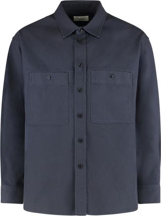 Christophe Lemaire Blue Relaxed Overshirt
