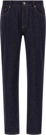 Brunello Cucinelli Heren, Jeans, Blauw, Maat: S Katoen