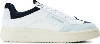 Steve Madden Mens Orlando in White/Navy - Size UK 11