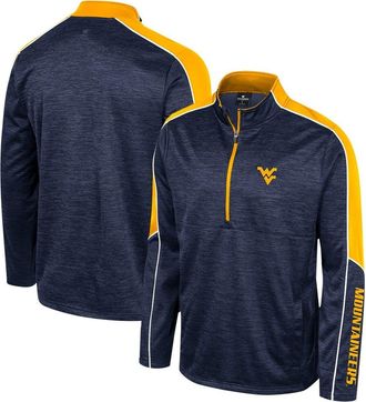 Colosseum Mens Colosseum Navy West Virginia Mountaineers Marled Half-Zip Jacket at Nordstrom, Size Medium