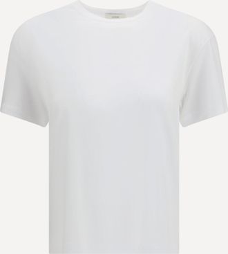Toteme T-shirt girocollo in cotone Woman M