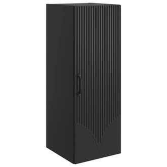 vidaXL Armario De Pared 33 X 34,5 X 90 Cm Madera De Ingenier&iacute;a Negro Vidaxl