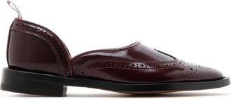 Thom Browne Slip-on RWB Brogues - Dames - Ballerinas - Rood - 36 EU - Leer - Schoenen
