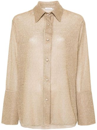 Os&eacute;ree Camicia lam&eacute; - Oro