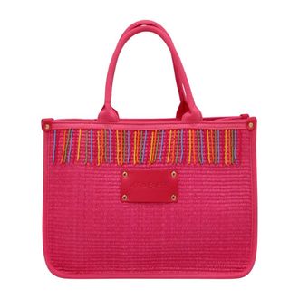 4giveness Bolso Saint Tropez Midi Piel de Serpiente - Bags - Mujer - Rosa - ONE SIZE