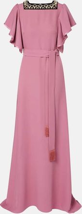 Valentino Abito lungo in Cady Couture con cintura