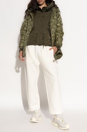 Moncler Hooded Jacket Noizay, Womens, Green