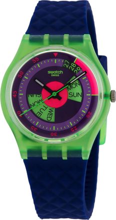 Swatch Neon Skychart Quartz Purple Dial Unisex Watch SO28G704