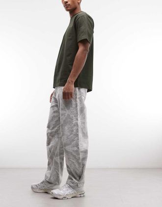 Sixth June Pantaloni ampi mimetici-Multicolore