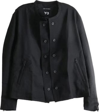 Yohji Yamamoto Adapt Su Blouson - Heren - Zomerjassen - Zwart - M - Polyester - Jassen