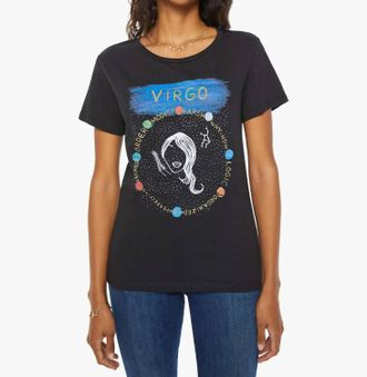 Unfortunate Portrait Virgo Womens T-Shirt In Black