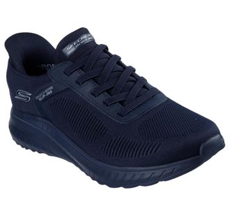 Skechers Slip-ins: Shoe for Men BOBS Sport Squad Chaos - Solid Step in Dank Navy, 13