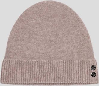 Ron Dorff Mens Cashmere Beanie In Heather Beige