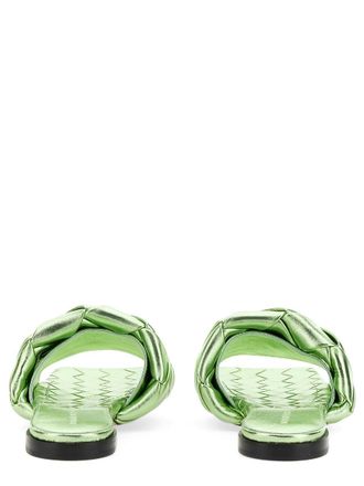 Bottega Veneta The Lido Sandal - Green