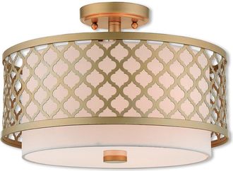 Livex Lighting Livex Arabesque 3-Light Sg Ceiling Mount