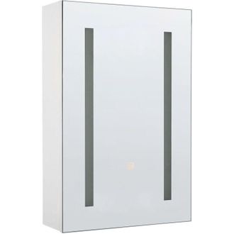 Beliani Beliani - Moderno Armadietto a Muro da Bagno Nero a Specchio 88 x 40 x 35 cm Cameron