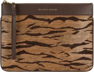 Elisabetta Franchi Clutches, female, Multicolor, Size: ONE SIZE Pouch