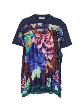 Henrik Vibskov Square T-shirt - unisex - Organic Cotton - S - Blue